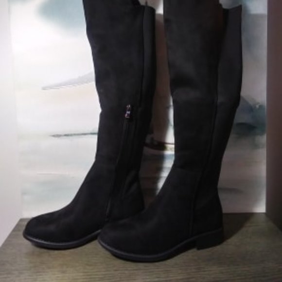 Olivia Miller Shoes - Olivia Miller 'hoonah' Back Stretch Boots 7 Black